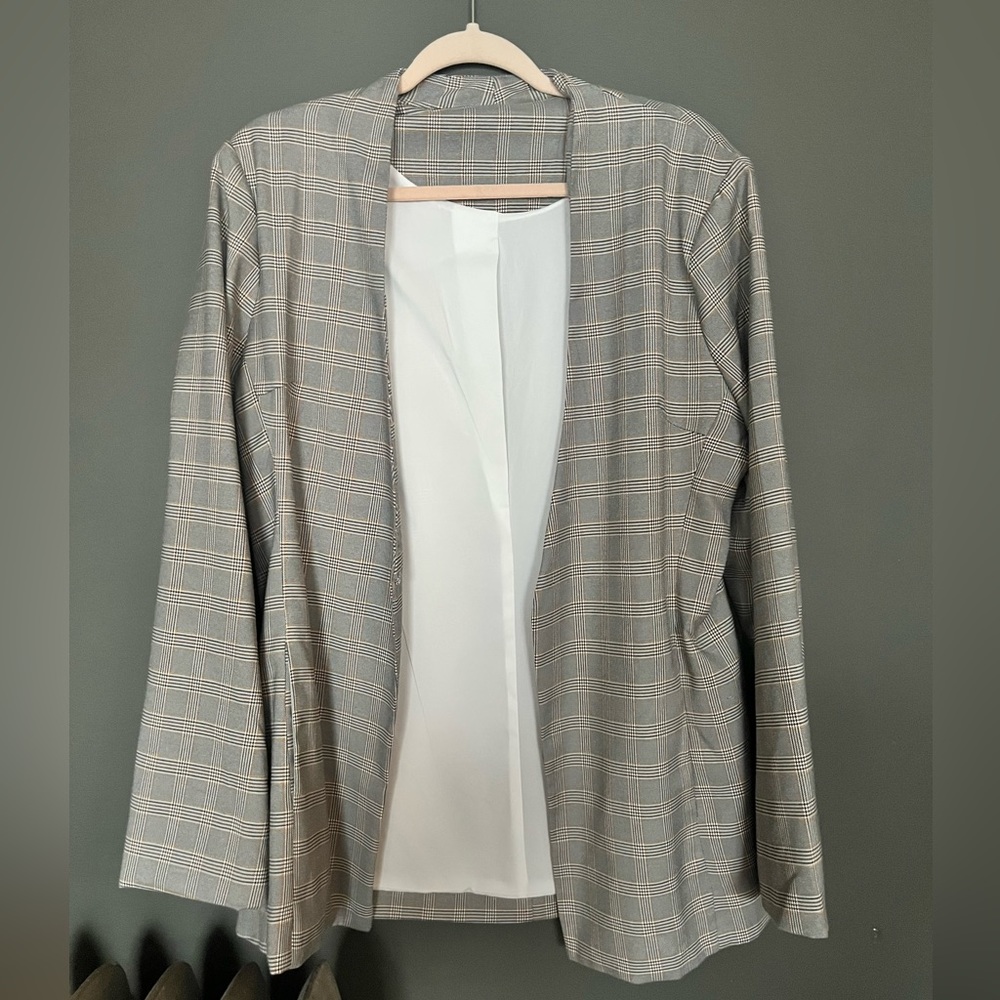 Amazon plaid blazer